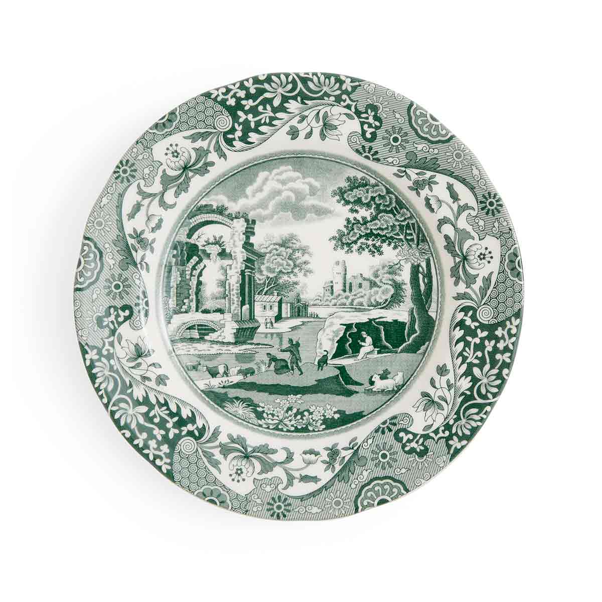 Heritage Green Italian Set of 4 Tea Plates image number null
